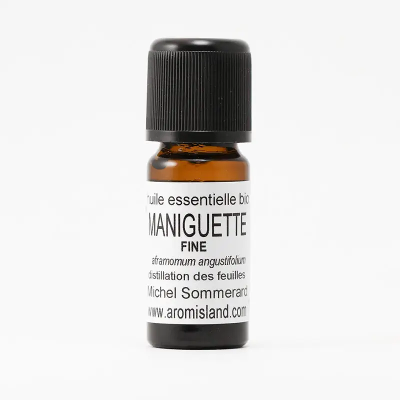 Découvrez l’Huile Essentielle de Maniguette Fine Bio, une huile précieuse aux vertus relaxantes et réconfortantes, idéale pour l’équilibre émotionnel et le bien-être.